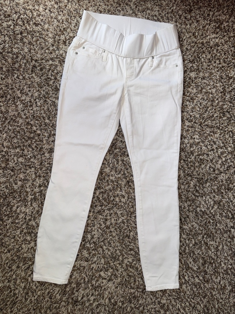 GAP White Skinny Maternity Jeans size 25